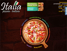 Tablet Screenshot of pizzeria-italia.pl
