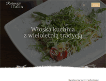 Tablet Screenshot of pizzeria-italia.com.pl